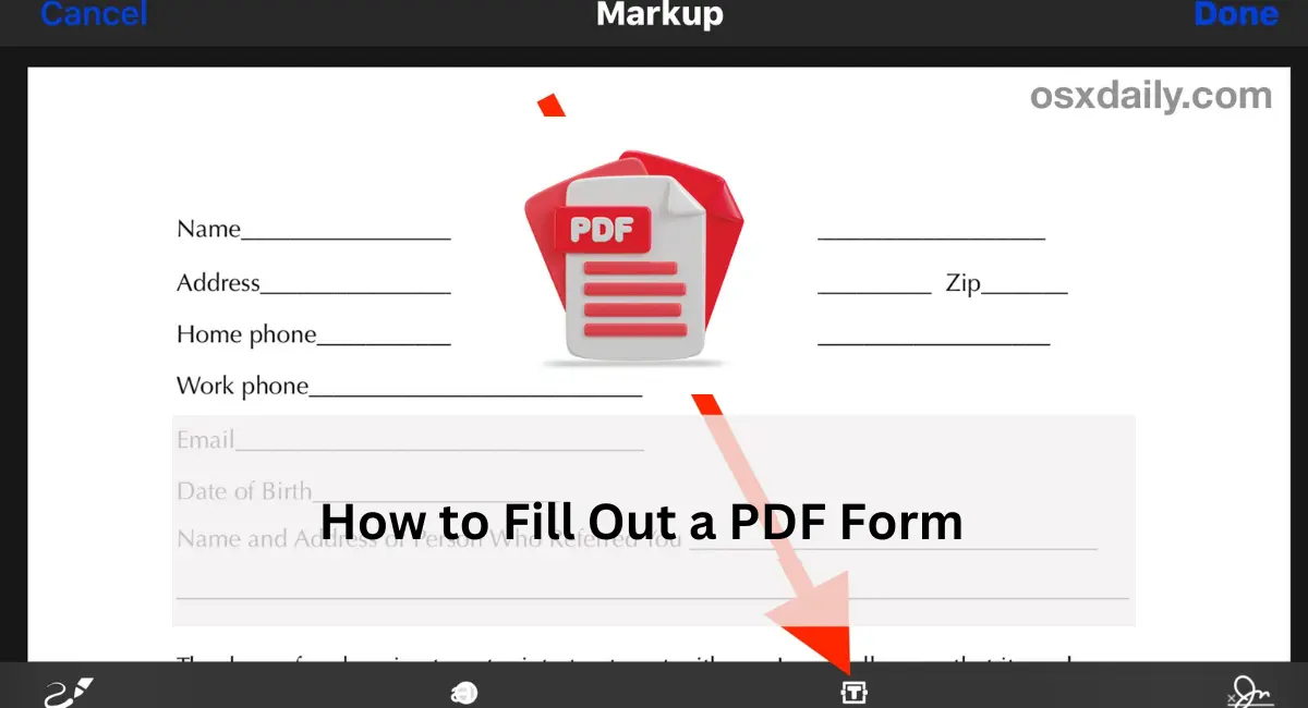 How to Fill Out a PDF Form