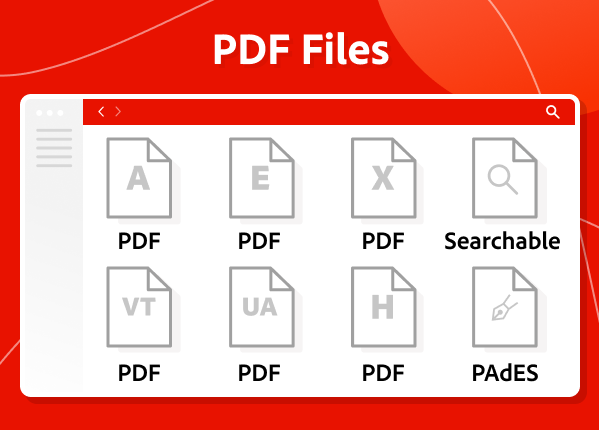 Types of pdf files