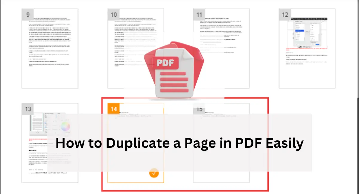 How to Duplicate a Page in PDF Easily