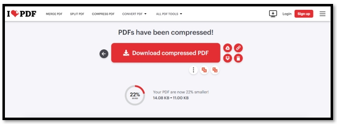 iLovePDF Compress