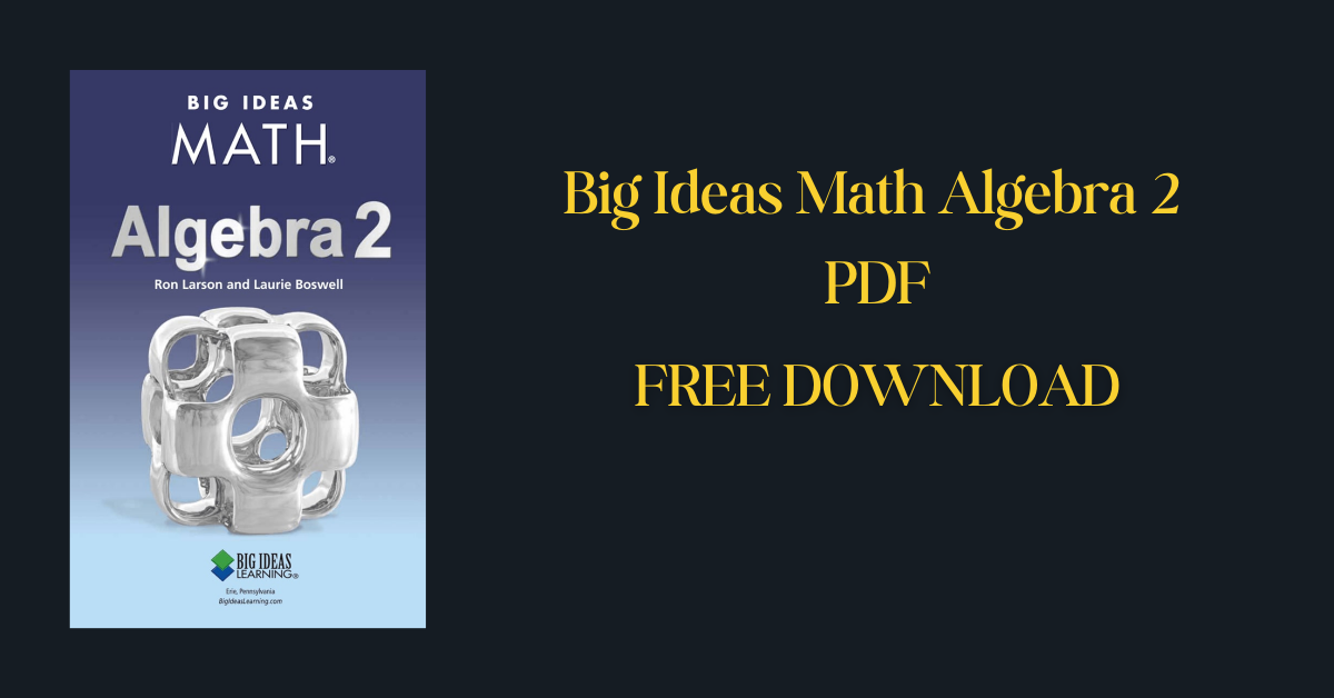 Big Ideas Math Algebra 2