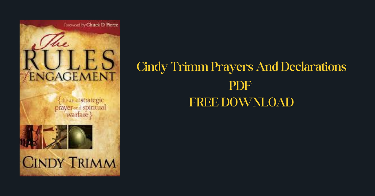 Cindy Trimm Prayers And Declarations PDF - Free Download