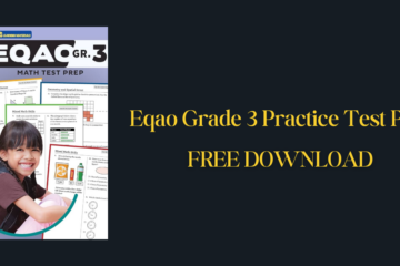 Eqao Grade 3 Practice Test PDF