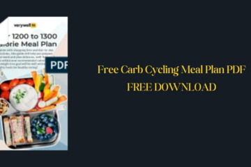 Free Carb Cycling Meal Plan PDF