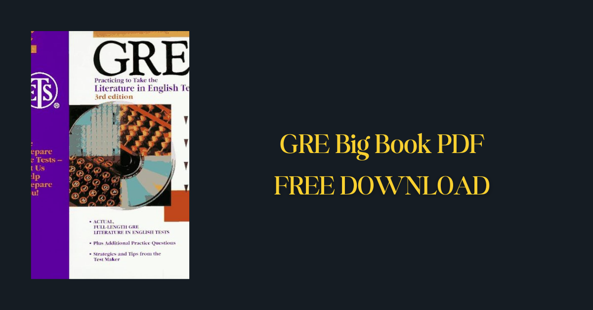 GRE Big Book PDF