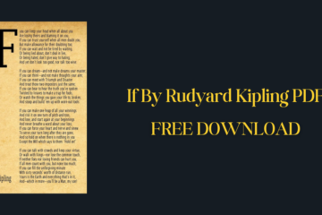 If By Rudyard Kipling PDF