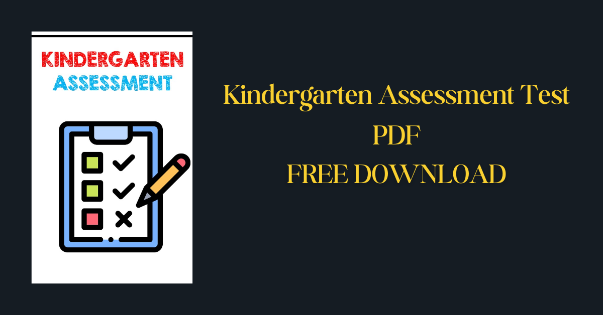 Kindergarten Assessment Test PDF (1)