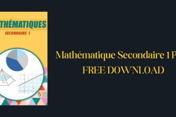 Mathématique Secondaire 1 PDF