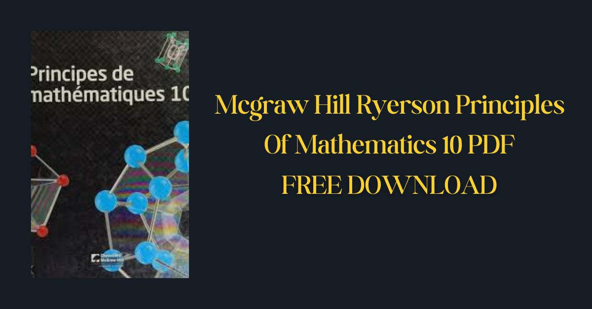 Mcgraw Hill Ryerson Principles Of Mathematics 10 PDF