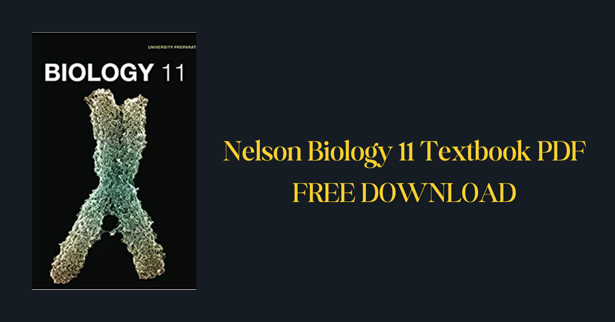 Nelson Biology 11 Textbook PDF