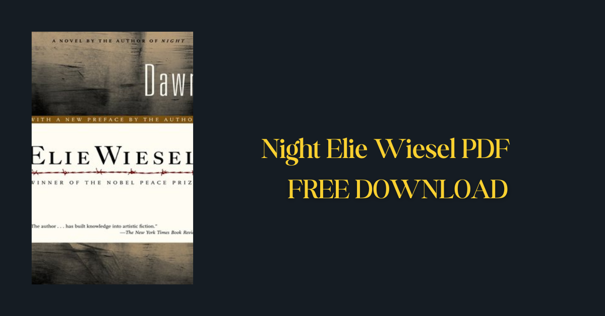 Night Elie Wiesel PDF