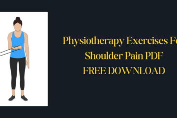 Physiotherapy Exercises For Shoulder Pain PDF