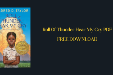 Roll Of Thunder Hear My Cry PDF