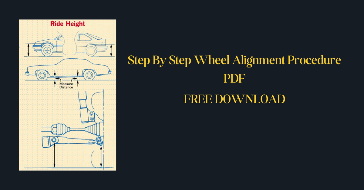 Step By Step Wheel Alignment Procedure PDF