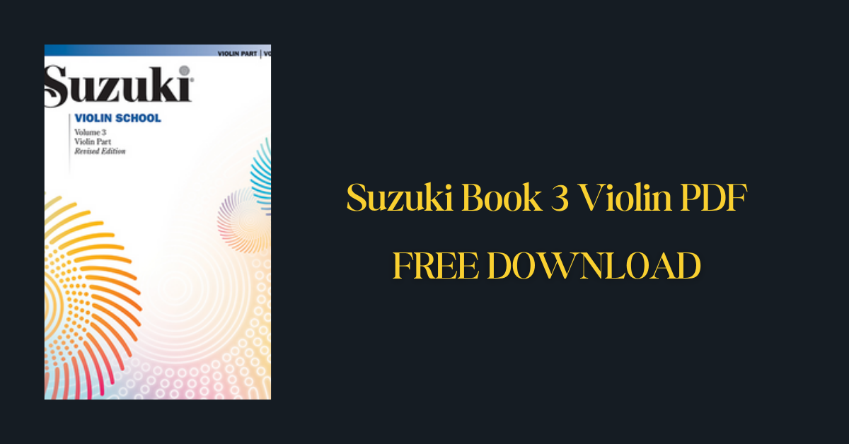 Suzuki Book 3 Violin PDF