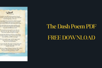 The Dash Poem PDF (1)