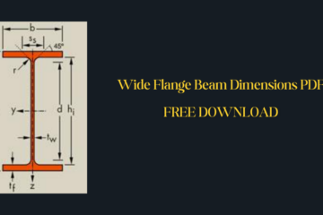 Wide Flange Beam Dimensions PDF