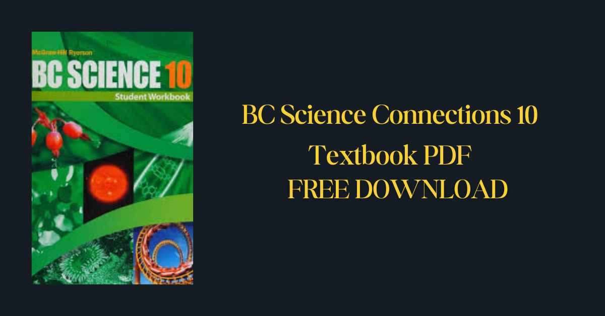 BC Science Connections 10 Textbook PDF